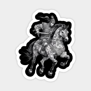 Ancient Chinese Soldier Magnet