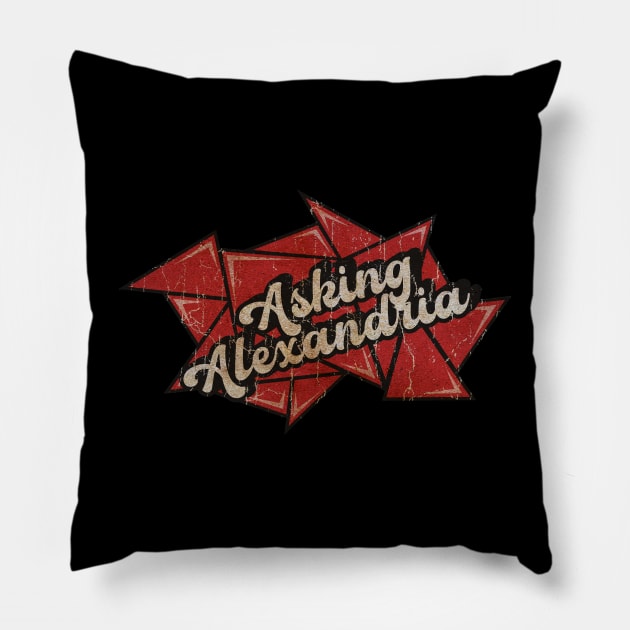 Asking Alexandria - Red Diamond Pillow by G-THE BOX