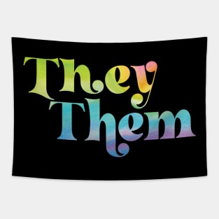 They Them Pronouns Tapestry