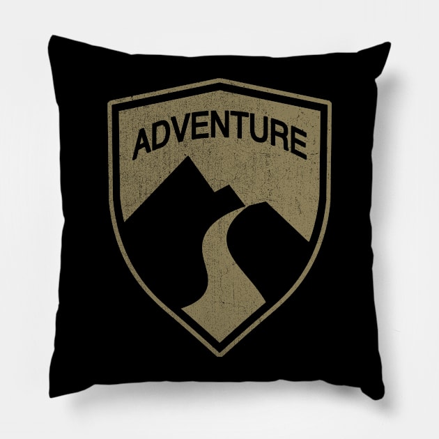 Adventure Emblem Pillow by pholange