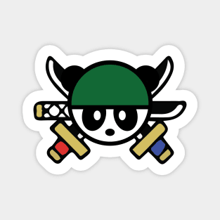 Pirate Sword Panda Magnet