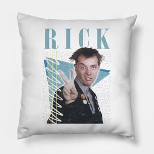 Rick // The Young Ones \\ 80s Retro Fan Artwork Design Pillow