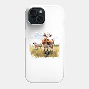 Farm Cow Art Phone Case