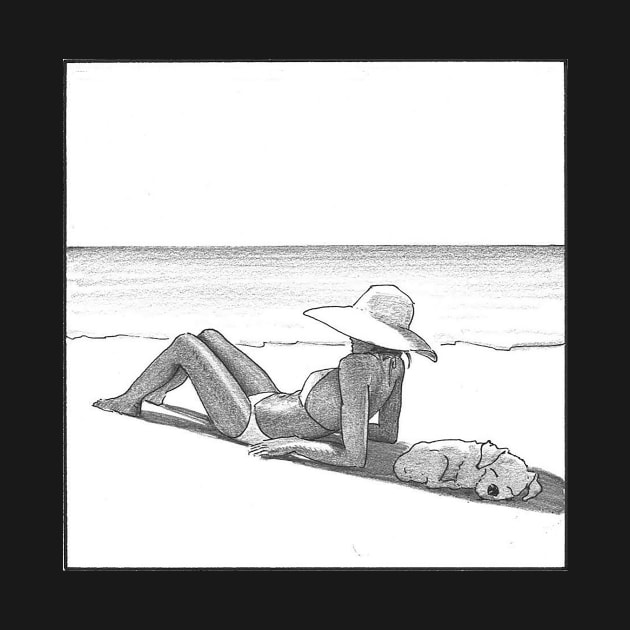 Beach Nap by blisscartoons