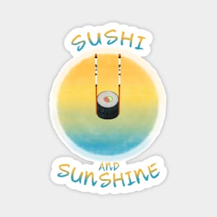 Sushi And Sunshine, Sushi Roll Obverse The Sunshine Magnet