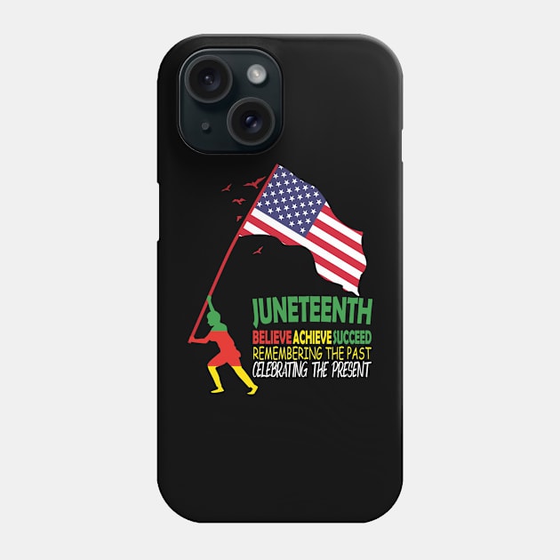 Juneteenth Is My Independence Day Black And Proud 2023, Juneteenth African American Black History 1865 Phone Case by DesignHND