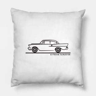 1957 Chevy Sedan 2-10 Two Door Pillow