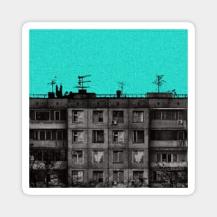 POST-SOVIET PANELKA // Typical russian panel houses Magnet