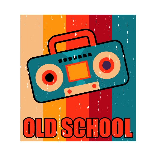 Old school T shirt For Women by Pretr=ty