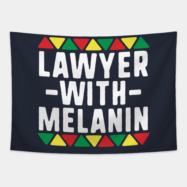 Black Lawyers Matter TShirt Lawyer With Melanin Attorney Tapestry by 14thFloorApparel