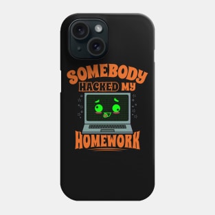 Funny Homework Excuses Student Meme Phone Case