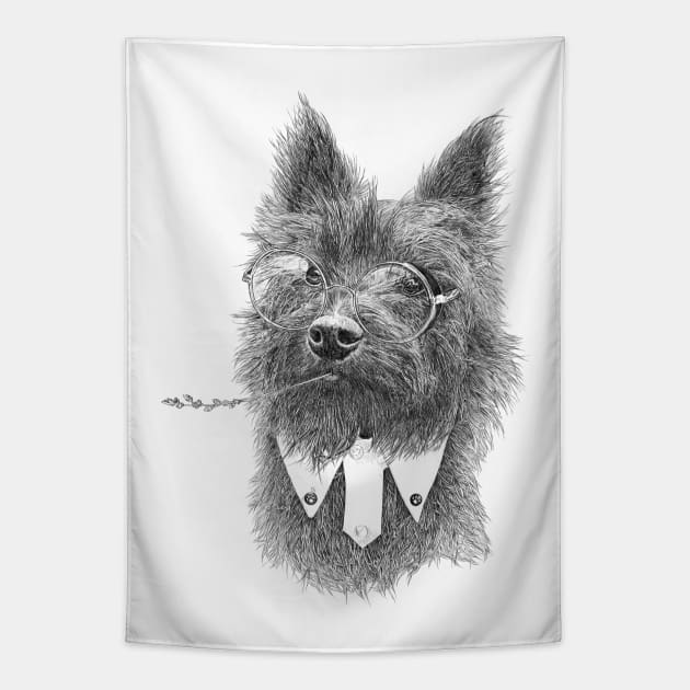 Toto Terrier Tapestry by ronnkools