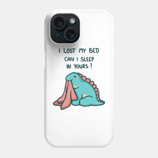 Stegosaurus with blanket, Chuck, dinosaur, dino Phone Case