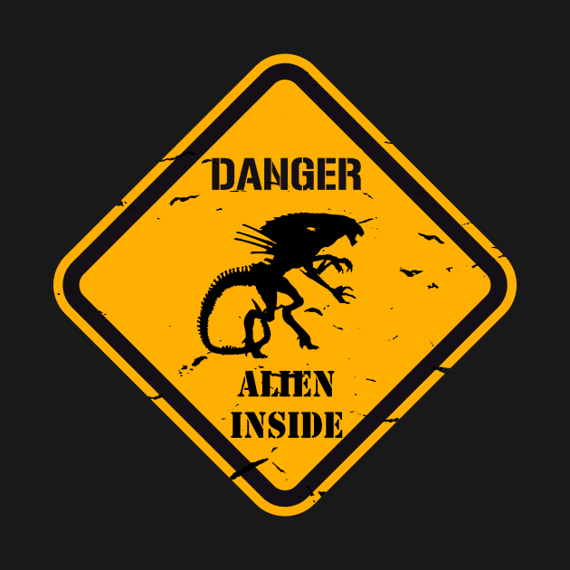 Alien Caution. by Clathrus