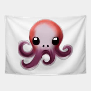 Cute Octopus Drawing Tapestry