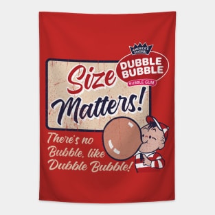 Size Matters Bubble Gum Worn Tapestry