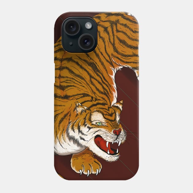 The Eye of the Tiger Phone Case by paulomonnerat