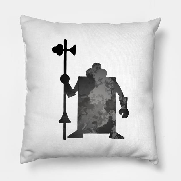 Card Inspired Silhouette Pillow by InspiredShadows