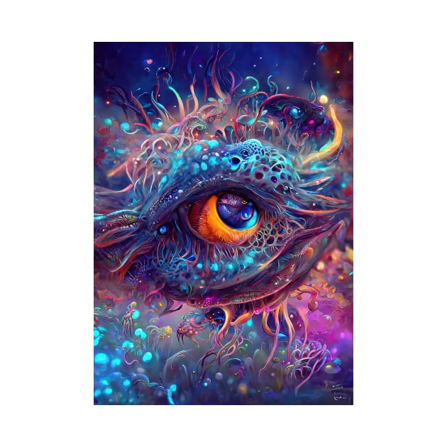 Sea Monster Eye by wumples