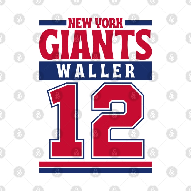 New York Giants Waller 12 Edition 3 by Astronaut.co