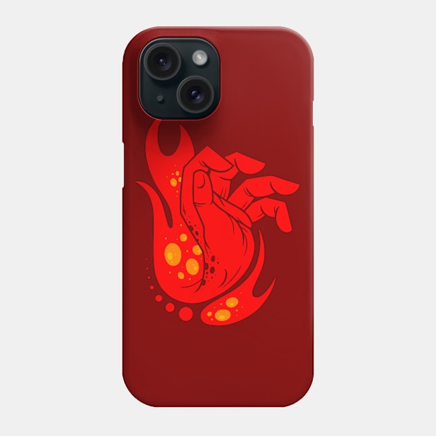 Touch Of Fire Phone Case by ArtisticDyslexia