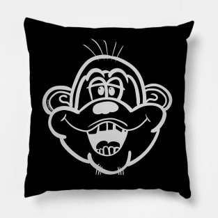 MonkeyHead Outline Pillow