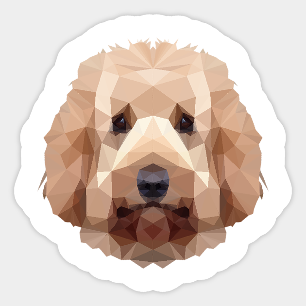 Cute Sticker Dishwasher Safe Sticker Laptop Sticker Waterproof Sticker Goldendoodle Sticker Dog Sticker MacBook Sticker
