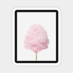 Fairy Floss Print Pink, Girls Nursery Room Decor, Cotton Candy,  Kids room print art, Trendy modern print Magnet