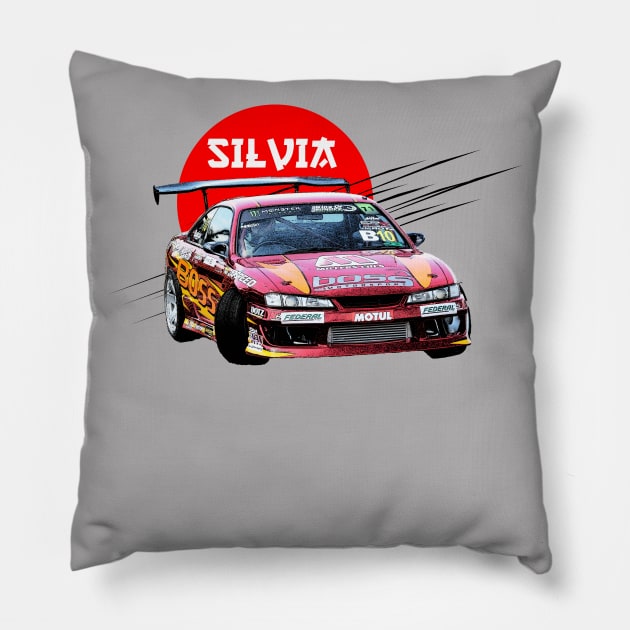 Nissan Silvia Pillow by AdriaStore1