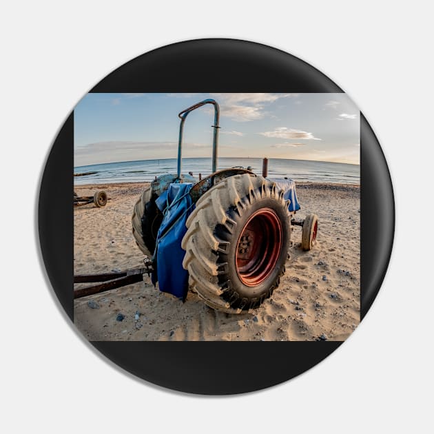 Closeup fisheye view of a tractor used for crab fishing on Cromer beach Pin by yackers1