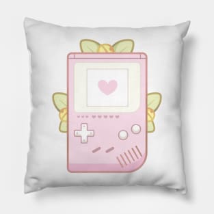 Cute Cozy Pink GameBoy Retro Handheld Console Pillow