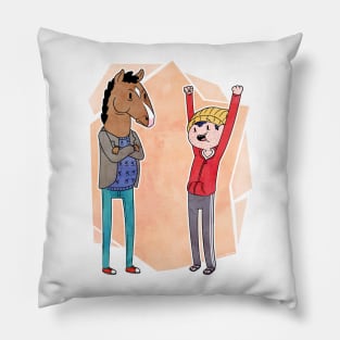 Bojack and Todd HOORAY Pillow