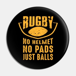 Funny Rugby Player Sport Coach Game Team Fan Gift Pin