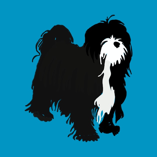 Tibetan terrier by CreativeBubble21