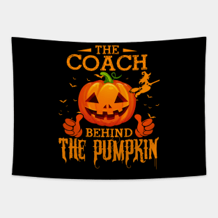 Mens The CHEF Behind The Pumpkin T shirt Funny Halloween T Shirt_COACH Tapestry