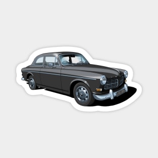 Volvo Amazon in black Magnet