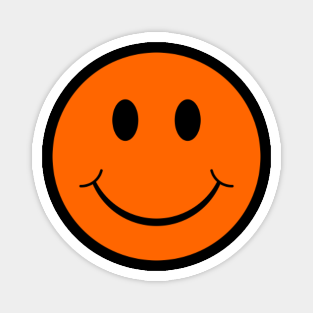 Smiley Face Orange Emoji Smiley Face Emoji Orange Magnet Teepublic