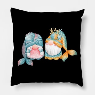 Cute Mermaid Gnomes Mermaid Love Mermaid Life Pillow