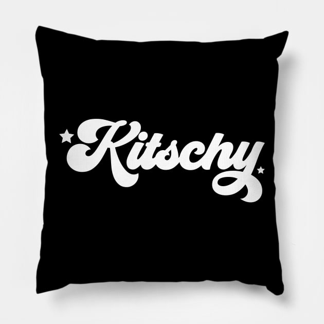 Kitschy Pillow by FruitflyPie