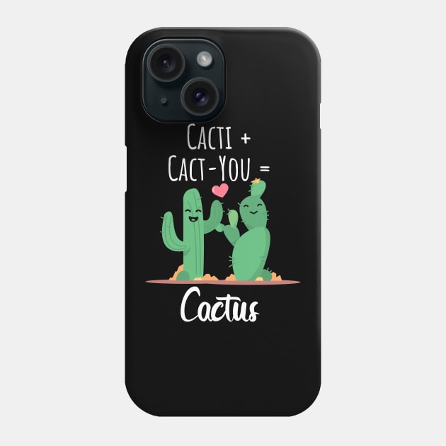 Cactus love couple cute Phone Case by maxcode