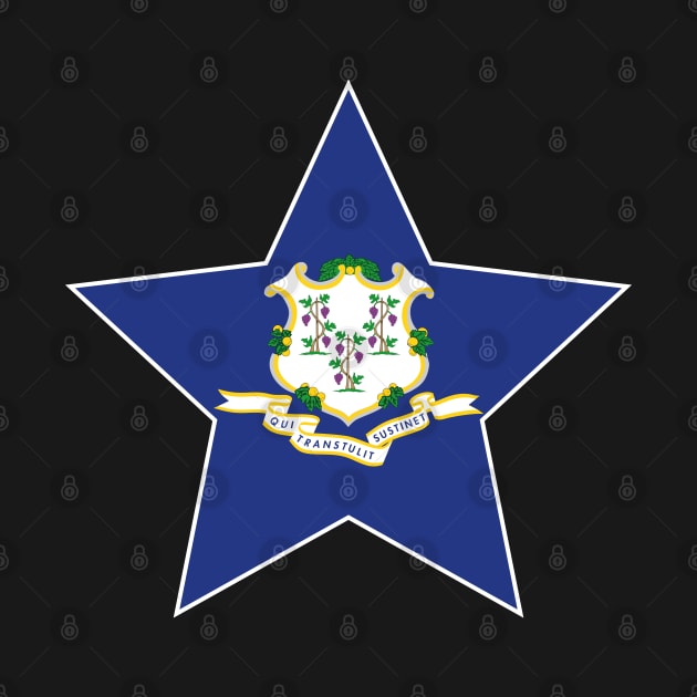 Connecticut State Flag Star by Realittle