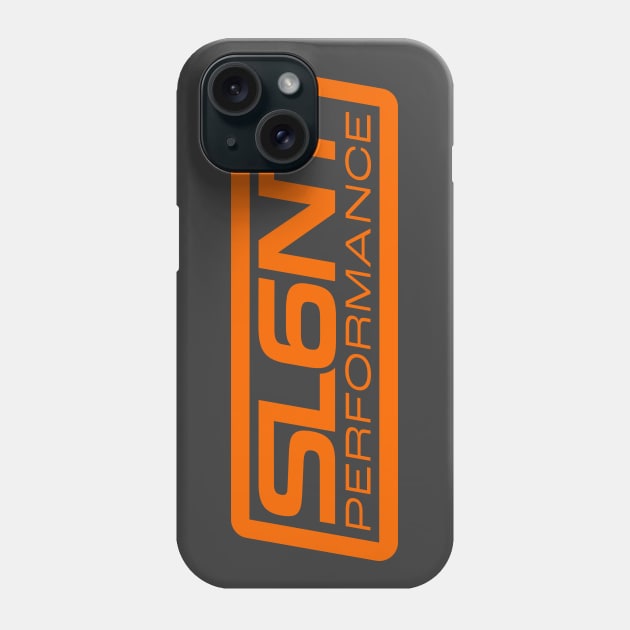Slant 6 Performance (Orange + Asphalt) Phone Case by jepegdesign