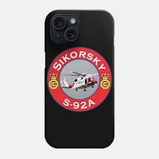 HM Coastguard Sikorsky S-92A Helicopter Phone Case