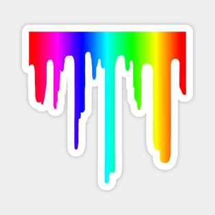 Rainbow Paint Drip Magnet