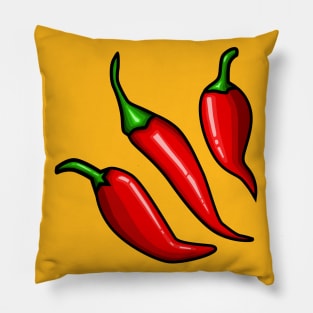 Chili Red Hot Pepper - Pepper Lover Pillow