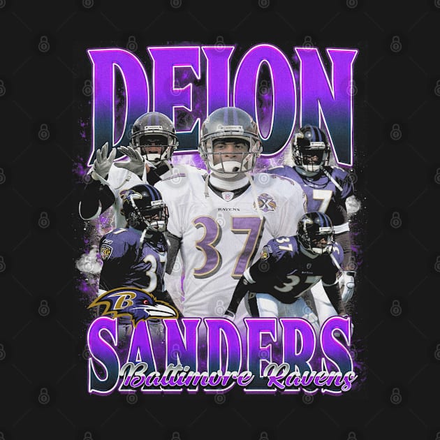 Deion Sanders Battimore Retro Bootleg