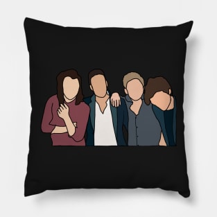 one direction drawing Pillow