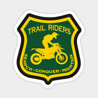 Trail Riders Search•Conquer•Maintain-Chainsaw Magnet