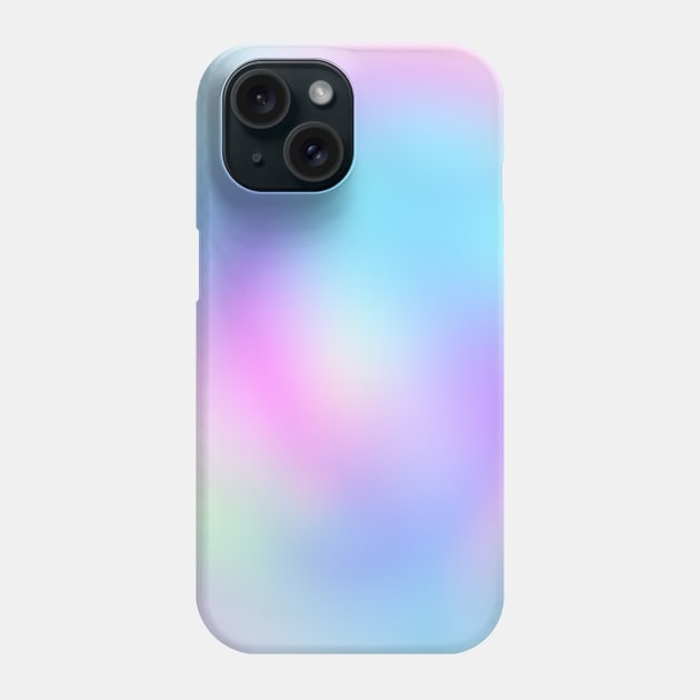 Rainbow Colors Abstract Blurry Gradient Ombre Soft Tie Dye Look Phone Case by anijnas