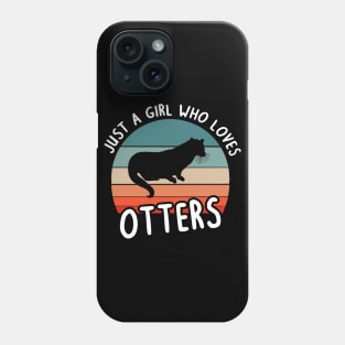 Otter Love lover girls women fan dwarf otters Phone Case